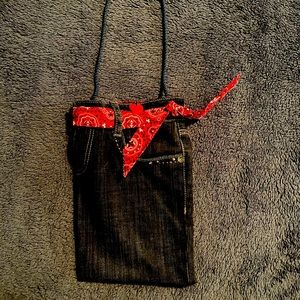 Small jean purse